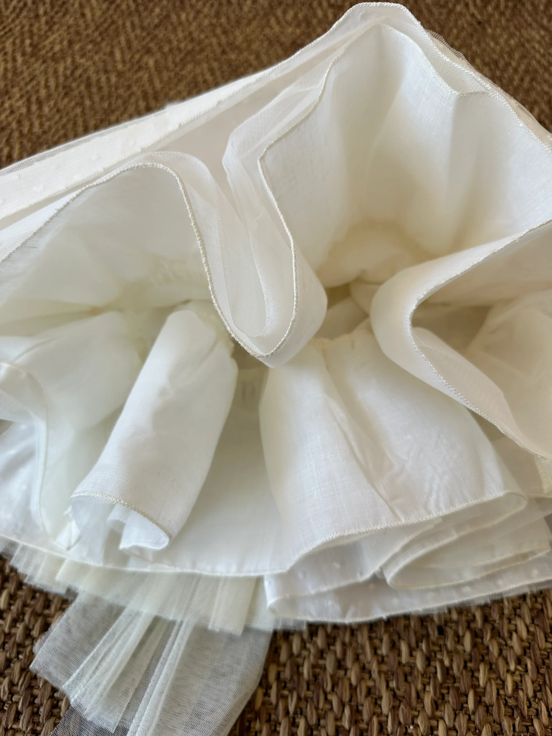 Abitino da cerimonia Bianco e Fiori Rosa da 2 a 6 anni - immagine 6