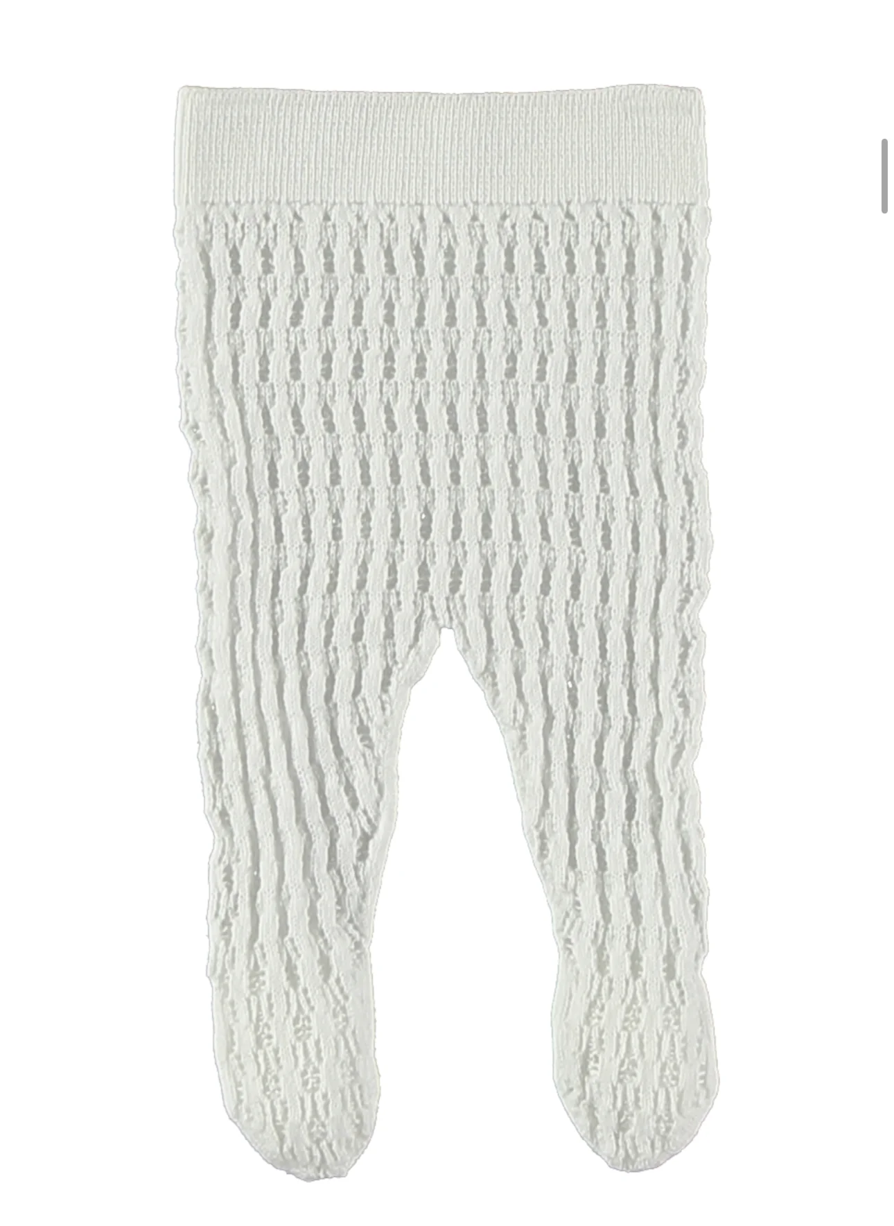 Ghettina con piedi In cotone traforato - immagine 2