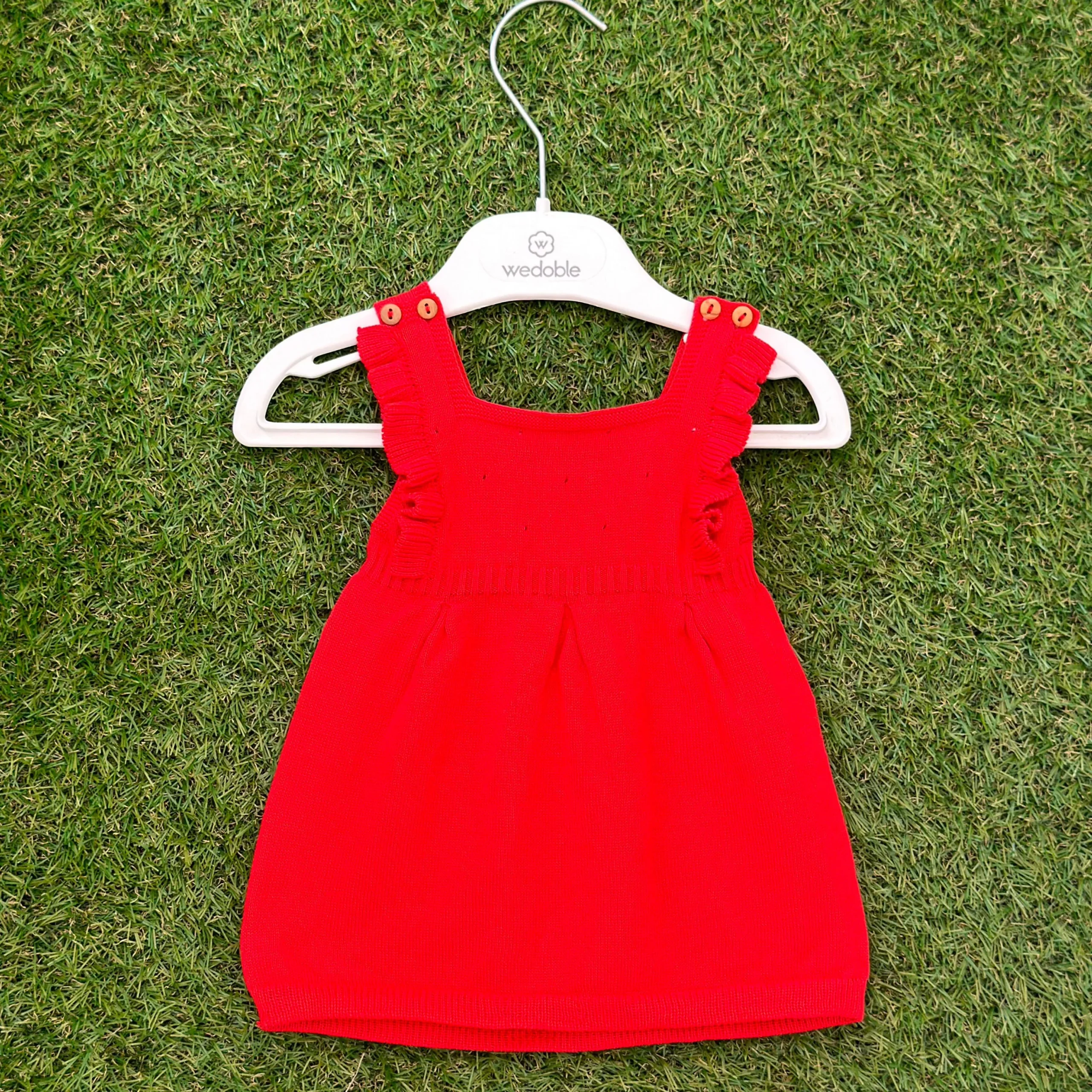 Abito in maglia fine Rosso - immagine 2