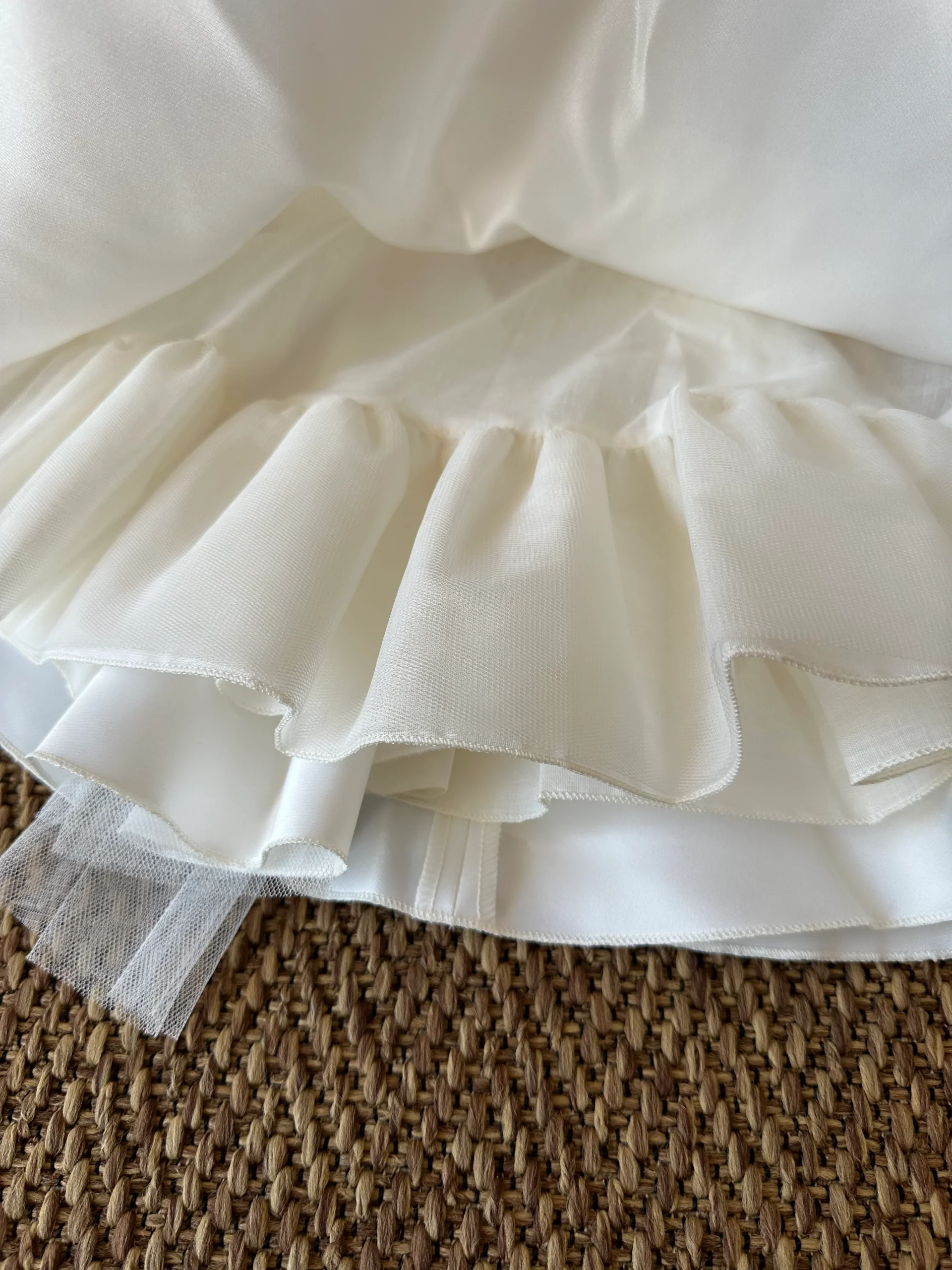 Abitino da cerimonia Bianco in Pizzo da 2 a 6 anni - immagine 7