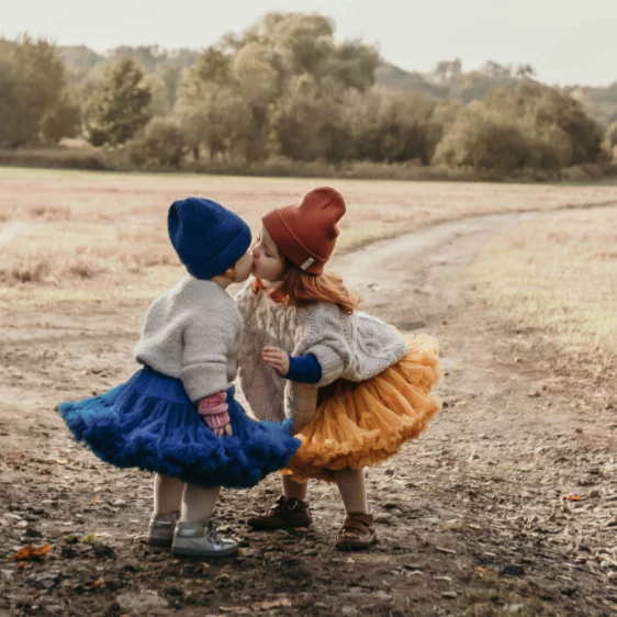 Gonna Ampia in Tulle Jeans - immagine 5