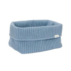 Little Dutch Cestino Grande Tricotti Blue