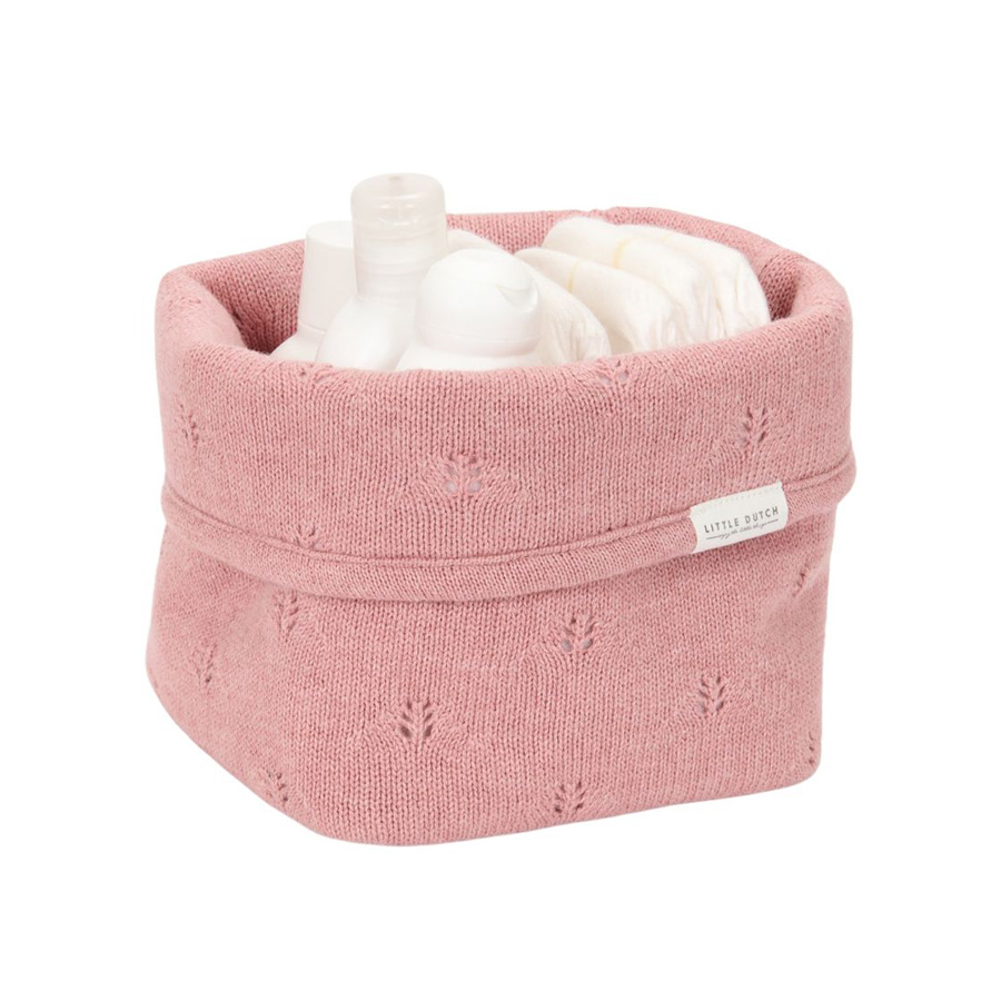 Little Dutch Cestino Piccolo Tricotti Blush Pink - immagine 4