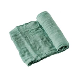 Little Unicorn Mussola 100% bamboo Sage