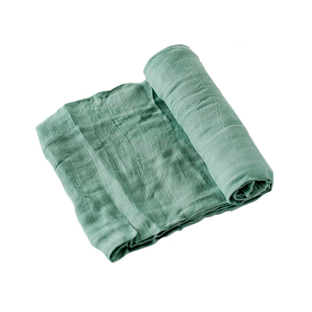 Little Unicorn Mussola 100% bamboo Sage