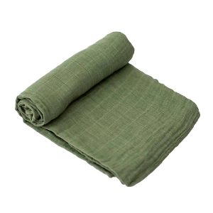 Little Unicorn Mussola 100% cotone Fern