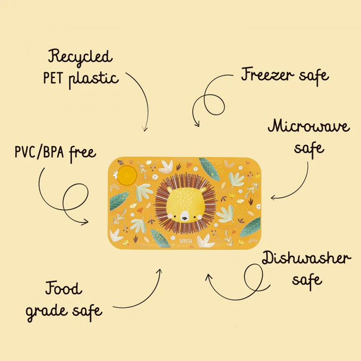 Lunch box in pet alimentare – Leone Chompy – SASSI - immagine 4