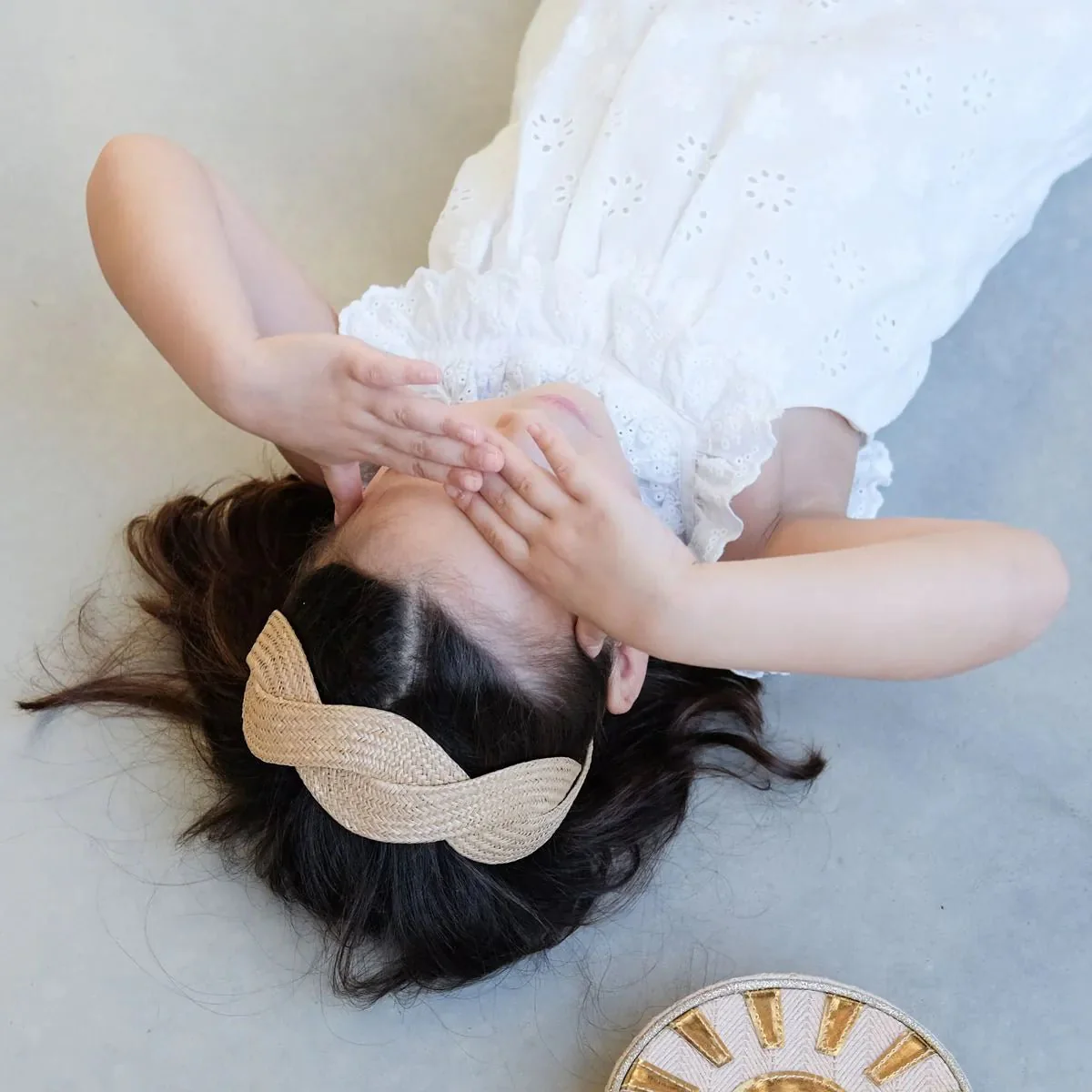 Cerchietto in Rafia intrecciata - immagine 4