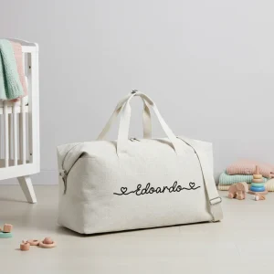 Borsone modello “Mommy” Beige Personalizzabile con nome