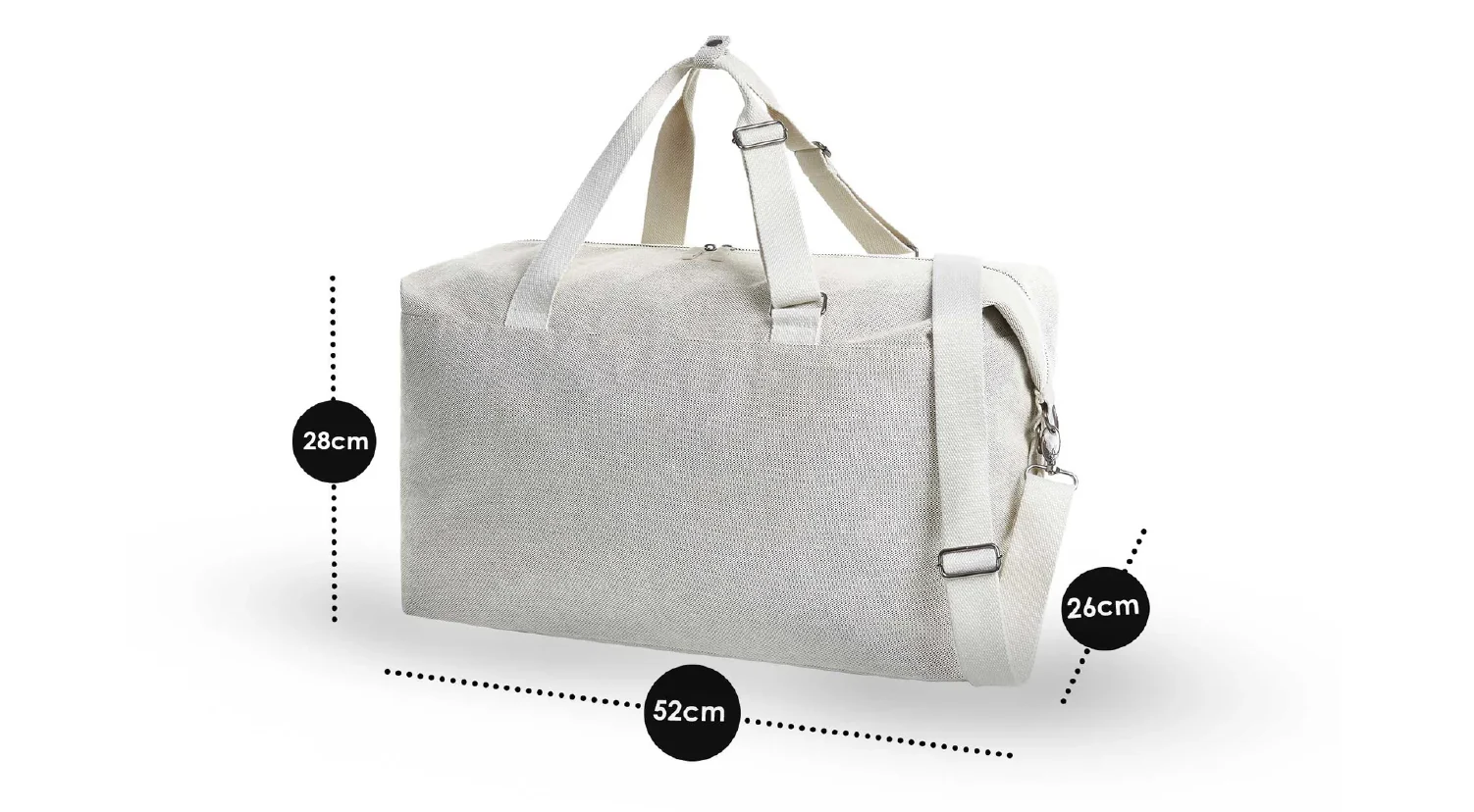 Borsone Mamma, 1 borsone Baby Grey e 2 Pochette con cuoricini Rosa/Azzurro - immagine 5