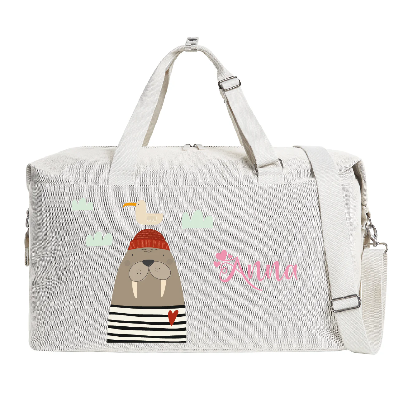 Borsone modello “Mommy” Beige Tricheco - immagine 3