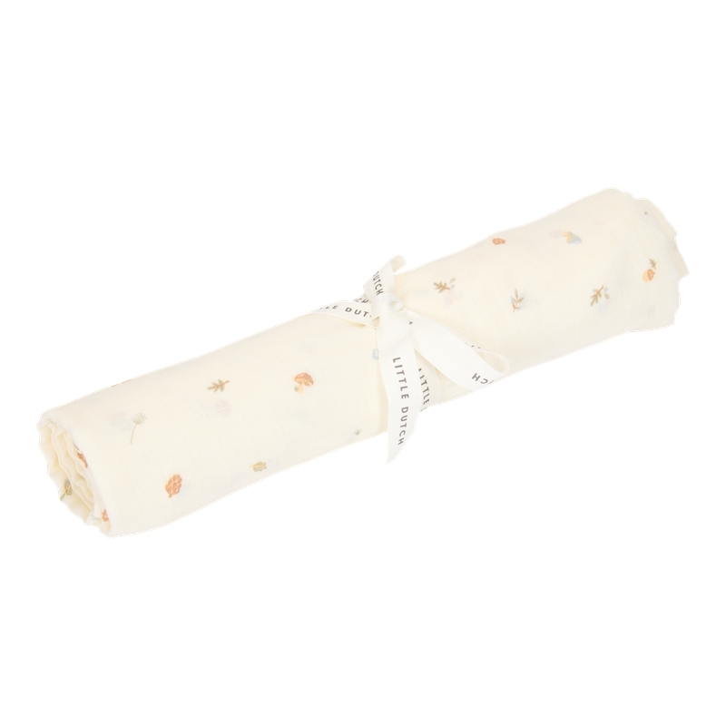 Mussola Swaddle 120×120 – Amici della Foresta – Little Dutch - immagine 2