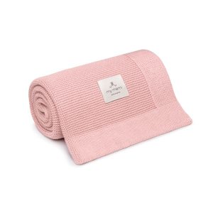 my memi Coperta in Bambù e Cotone biologico Powder Pink