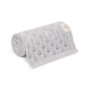 my memi Coperta Openwork 80×100 Light Grey