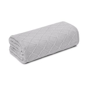 my memi Coperta leggera Swaddle in bamboo Grigio chiaro