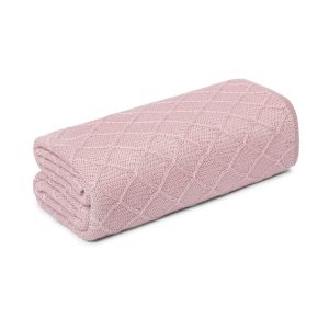 my memi Coperta leggera Swaddle in bamboo Powder Pink