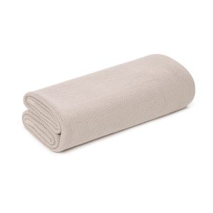 my memi Coperta Leggera in bamboo con ioni d’argento beige chiaro