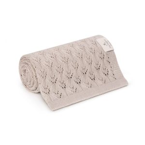 my memi Coperta Openwork 80×100 Beige