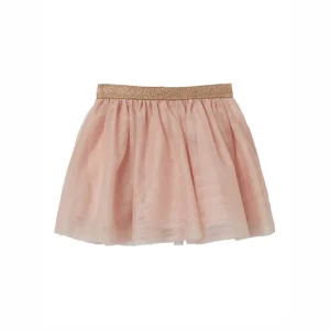 Gonna tulle con elastico in vita | sparkling pink