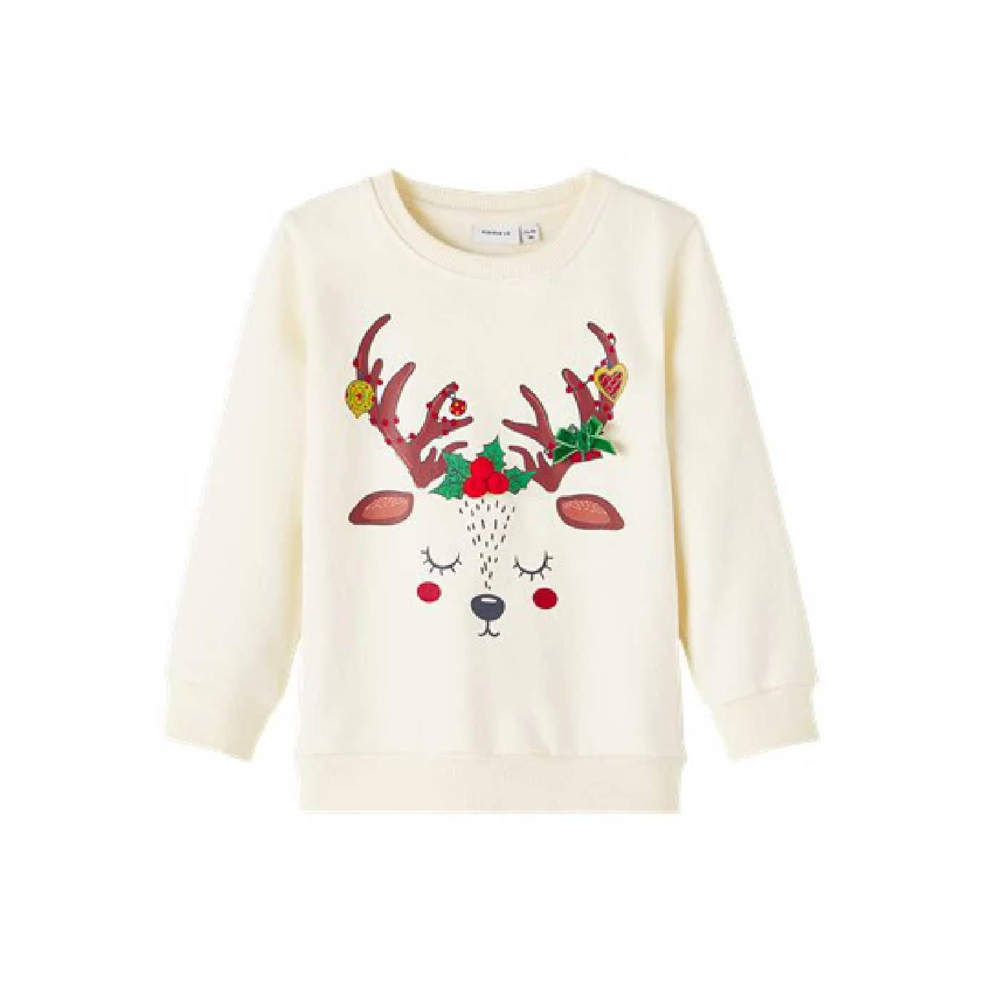 Felpa natalizia | latte