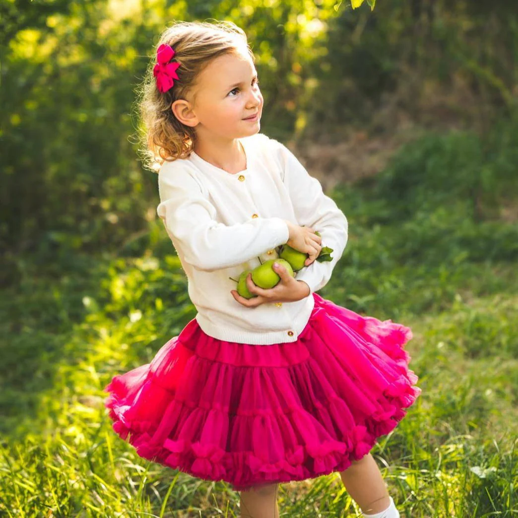 Gonna Ampia in Tulle Rasperry - immagine 2