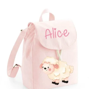 Mini Zaino personalizzabile in cotone Pecorella