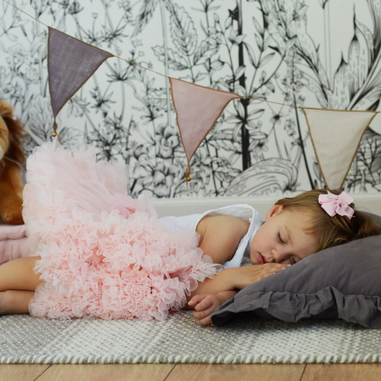 Gonna Ampia in Tulle Rosa Quarzo - immagine 6