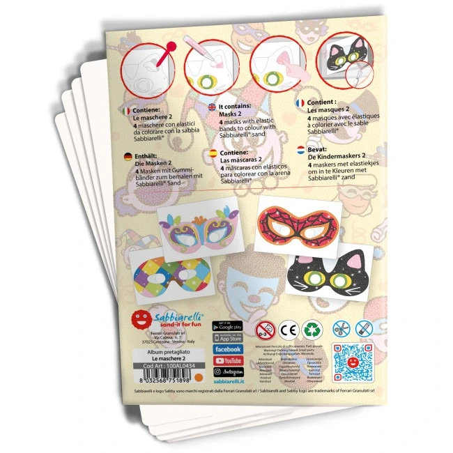 Album Sabbiarelli- Le maschere 2 5+ Speciale Carnevale - immagine 4