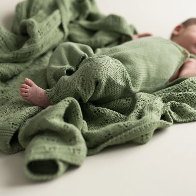 Salopette in maglia in cotone biologico - immagine 5