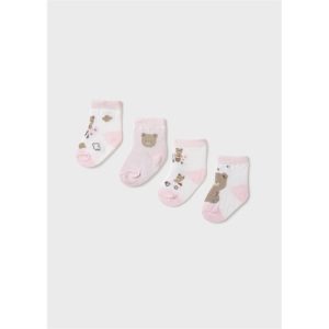 Set 4 calze corte animali neonato – Mayoral
