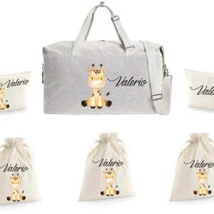 Borsone Mommy  2 beauty e 3 sacchi nascita Cucciolo di Giraffa