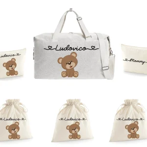 Borsone Mommy  2 beauty e 3 sacchi nascita Orsetto