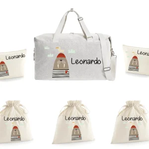 Borsone Mommy  2 beauty e 3 sacchi nascita Tricheco