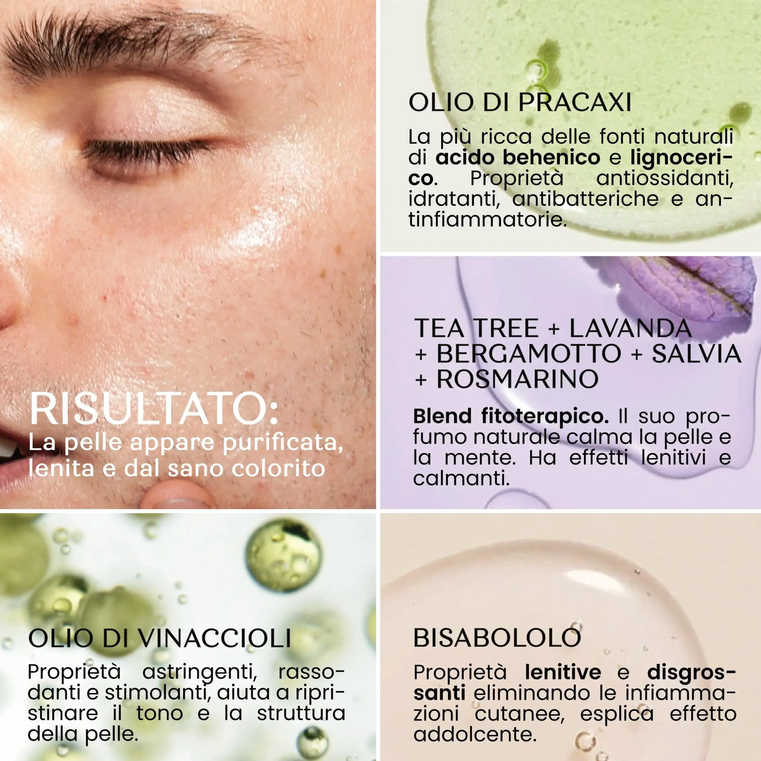 Siero Viso Solido Purificante – Senso Naturale - immagine 5