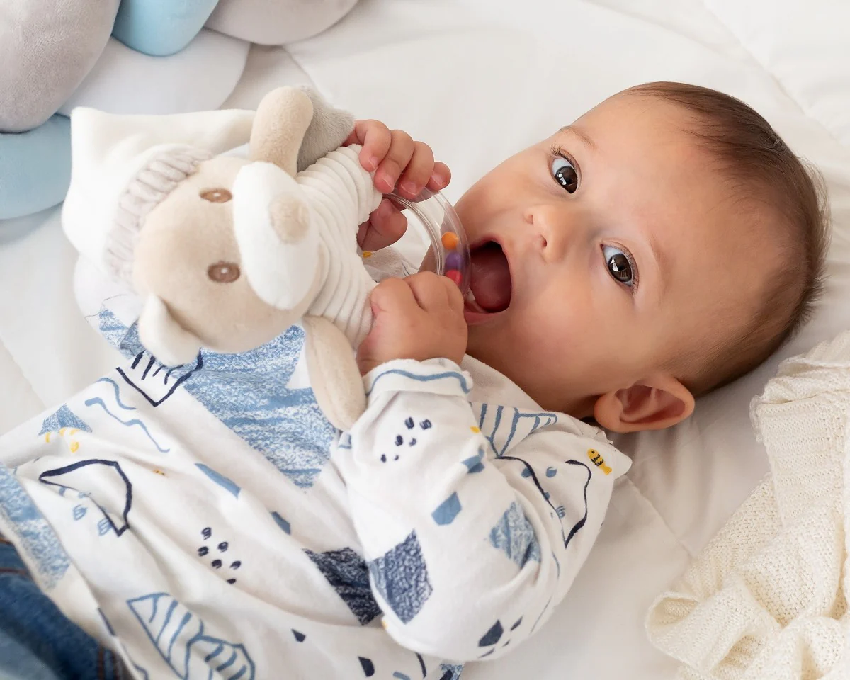Kiokids Peluche Sonaglino Elefante Grigio 18cm - immagine 4