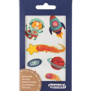 Tatuaggi per bambini di Namaki – Mondi intergalattici