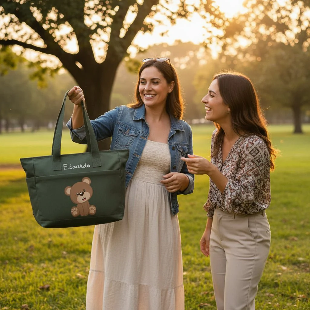 Borsa Mamma EasyMum – pratica, leggera e sempre con te Orsetto