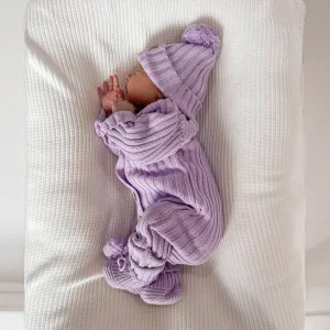 Cappello a costine Violet